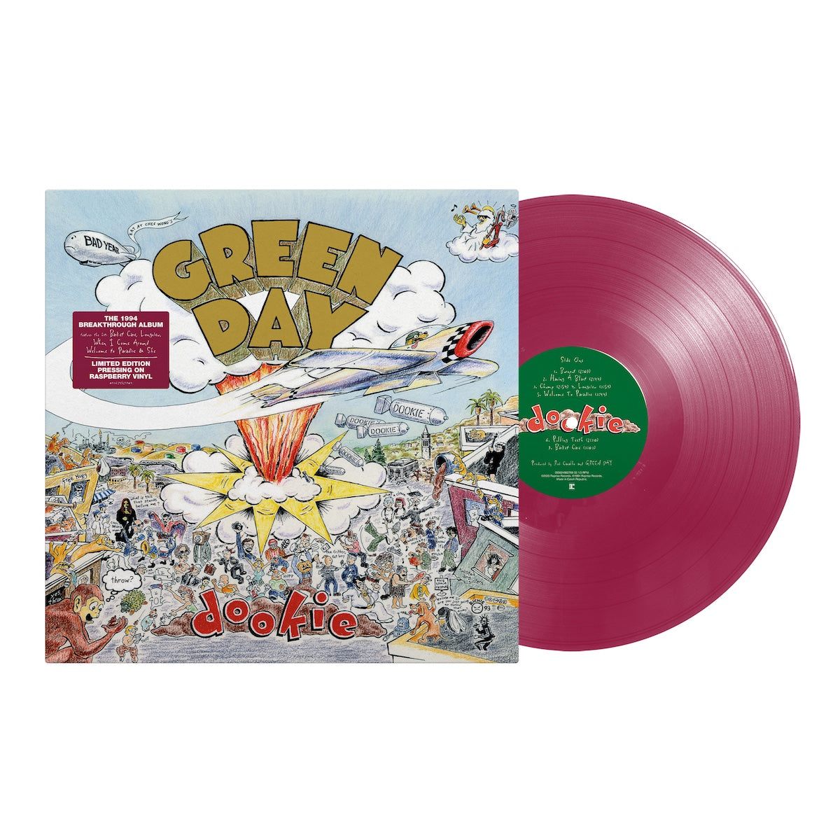 Green Day - Dookie: Raspberry Vinyl LP – Limited Addition Records