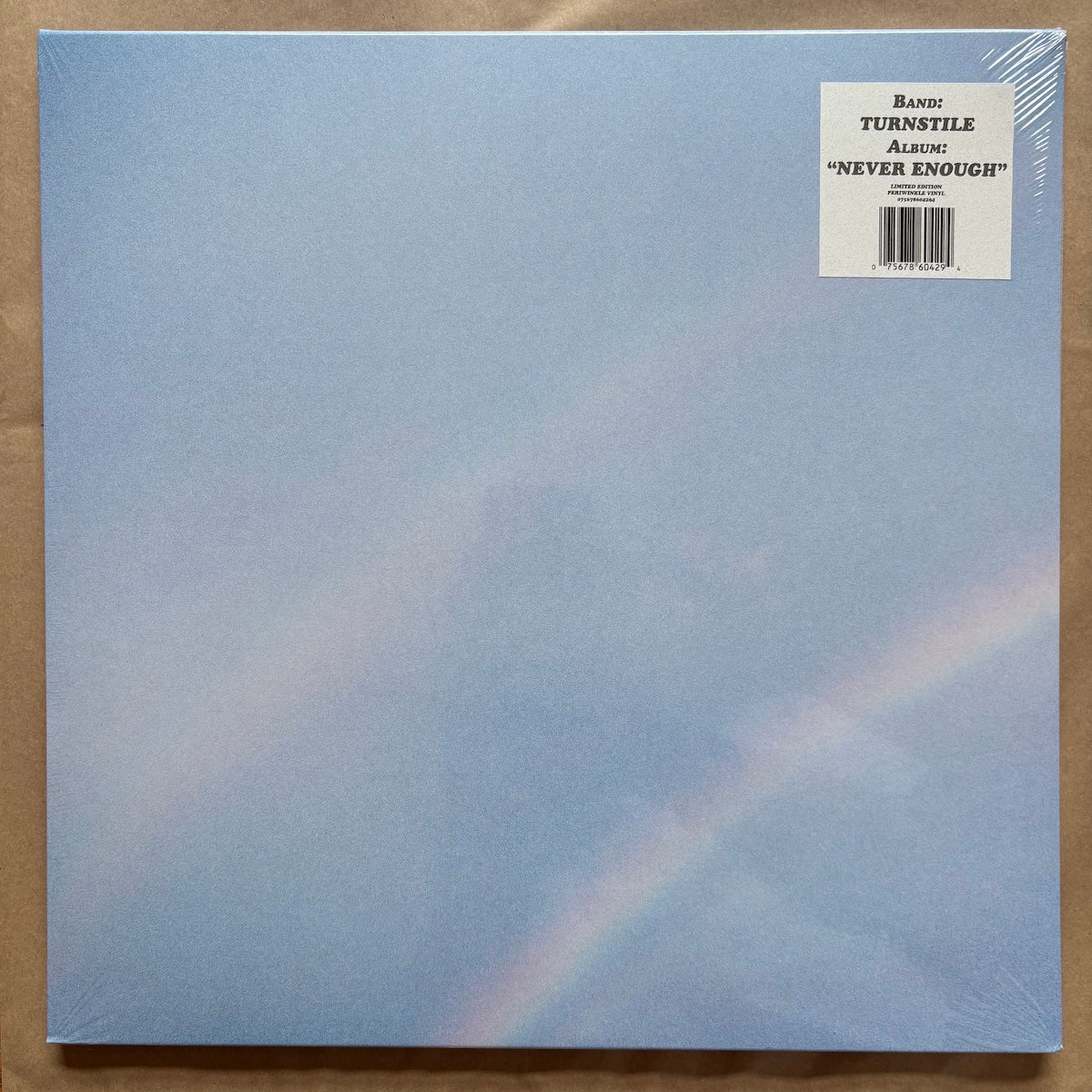 Turnstile - NEVER ENOUGH: Vinyl LP w/ O-Card Sleeve – Limited