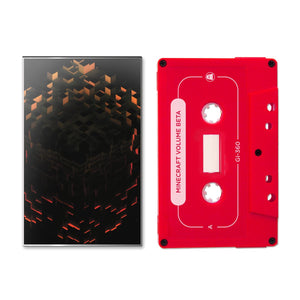 Minecraft Volume Beta: Red Opaque w/ White Ink Cassette Cassette