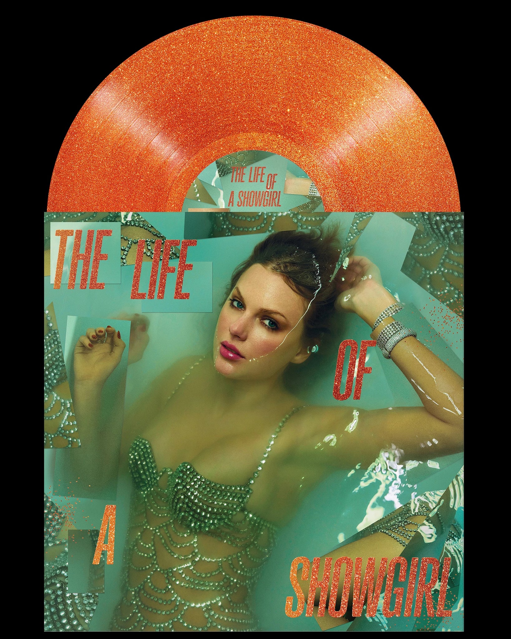 The Life of a Showgirl: Sweat And Vanilla Perfume Portofino Orange Glitter Vinyl LP