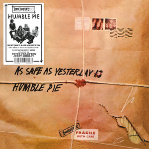 As Safe As Yesterday Is: Vinyl LP
