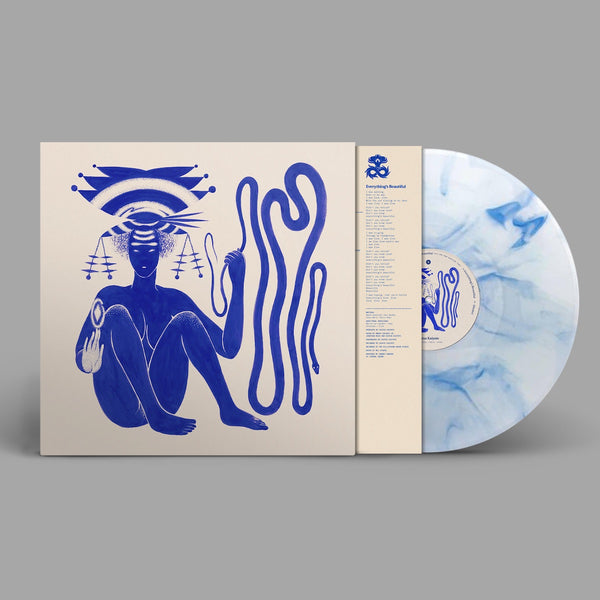 Love Heart Cheat Code: Blue and White Marbled Vinyl LP