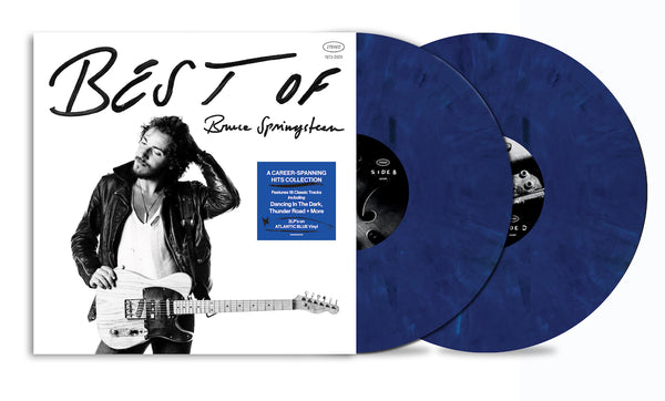 Best Of Bruce Springsteen: Indies Exclusive Atlantic Blue Double Vinyl LP