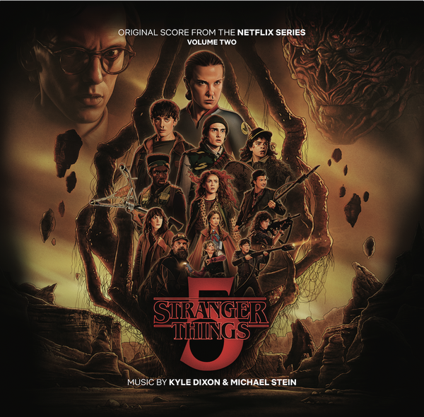 Stranger Things 5 (Original Score - Volume Two): Metallic Silver Double Vinyl LP