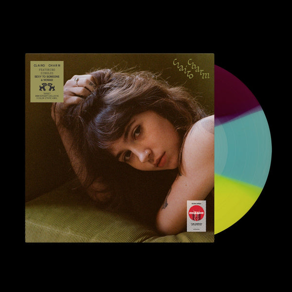 Charm: Exclusive Anniversary 3 Colour Striped Yellow/Light Blue/Purple Vinyl LP