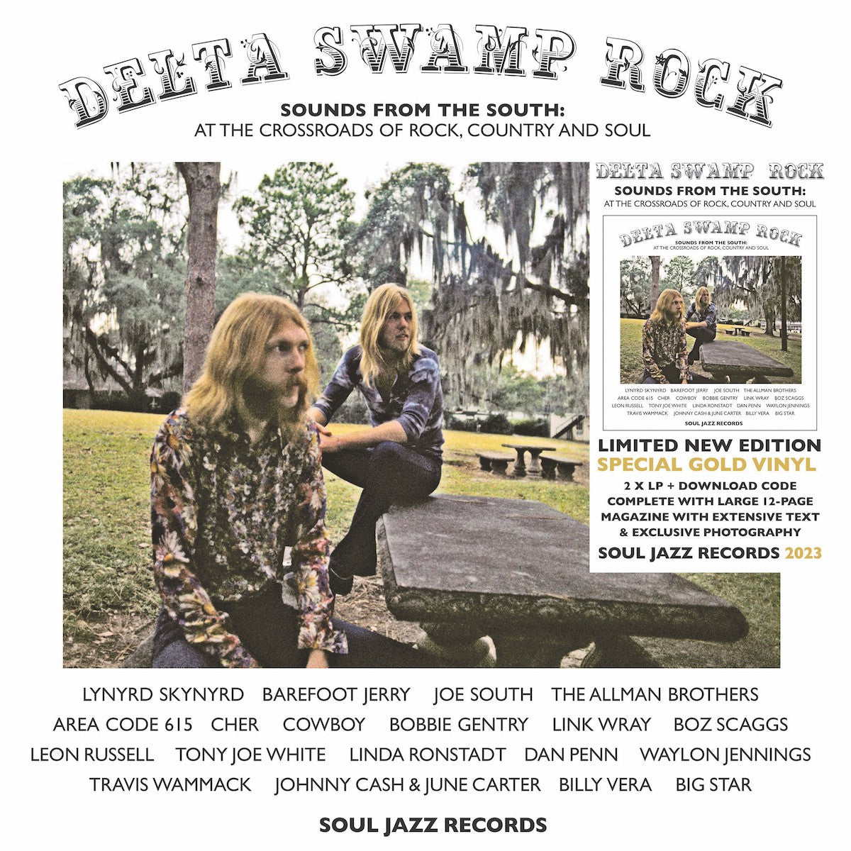 Delta Swamp Rock – Sounds From The South: At The Crossroads Of Rock, Country And Soul: Gold Double Vinyl LP