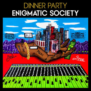 Enigmatic Society: Black With White Splatter Vinyl LP