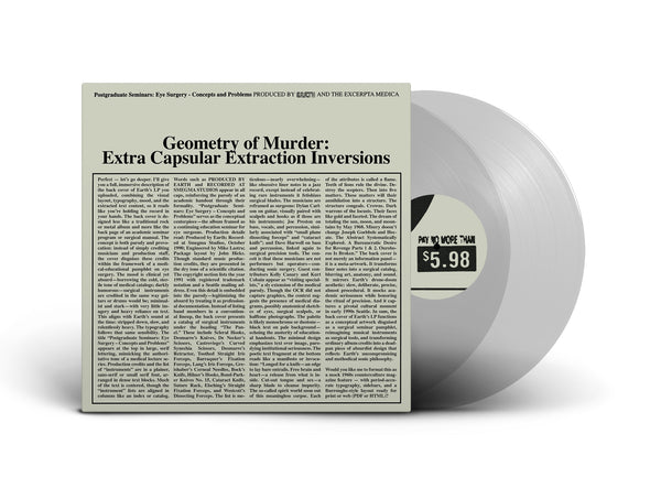 Geometry of Murder: The Extra Capsular Extraction Inversions: Crystal Clear Vinyl LP