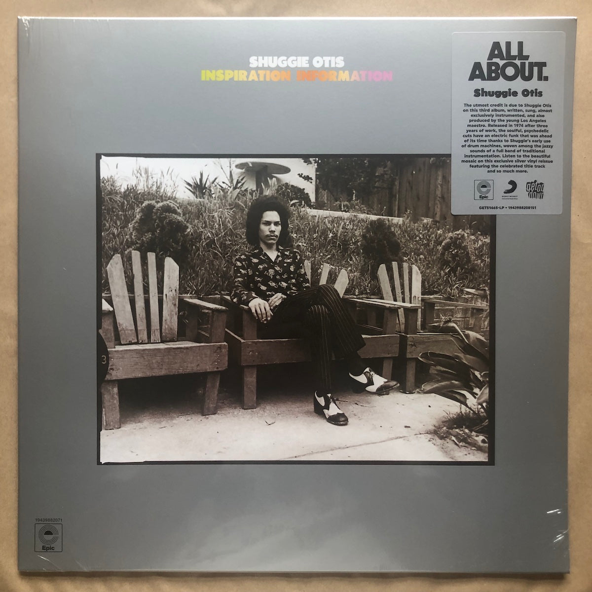Inspiration Information: Opaque Metalic Silver Vinyl LP