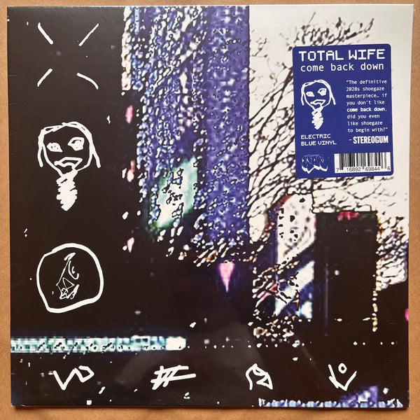 come back down: Electric Blue Vinyl LP