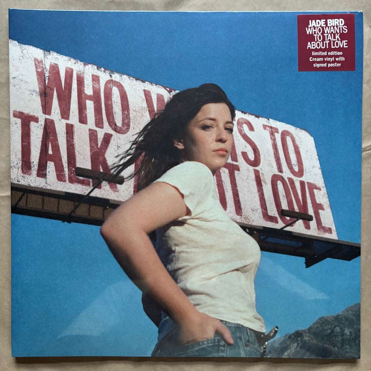 Who Wants to Talk About Love: Indies Only Cream Vinyl LP w/ Signed Poster