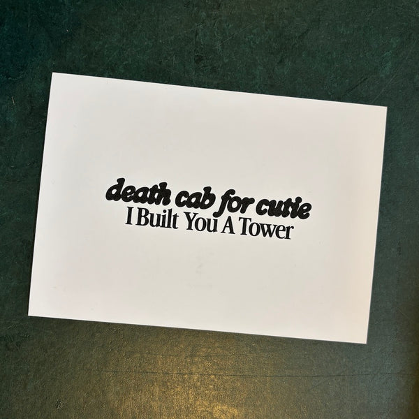 I Built You A Tower: Exclusive Green Leaves Vinyl LP + Signed Postcard