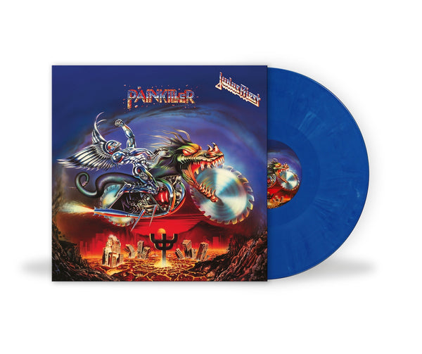 Painkiller: Blue and White Marble Vinyl LP (National Album Day)