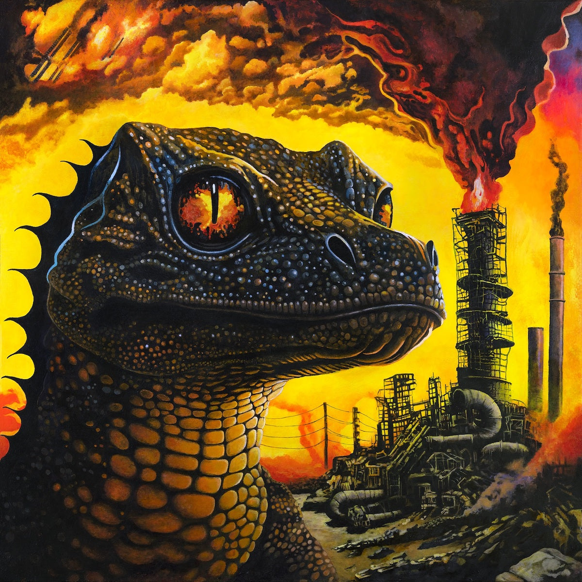 PetroDragonic Apocalypse; or, Dawn of Eternal Night: An Annihilation of Planet Earth and the Beginning of Merciless Damnation: "Lucky Rainbow" Double Vinyl LP w/ 3D sculpted emboss cover,