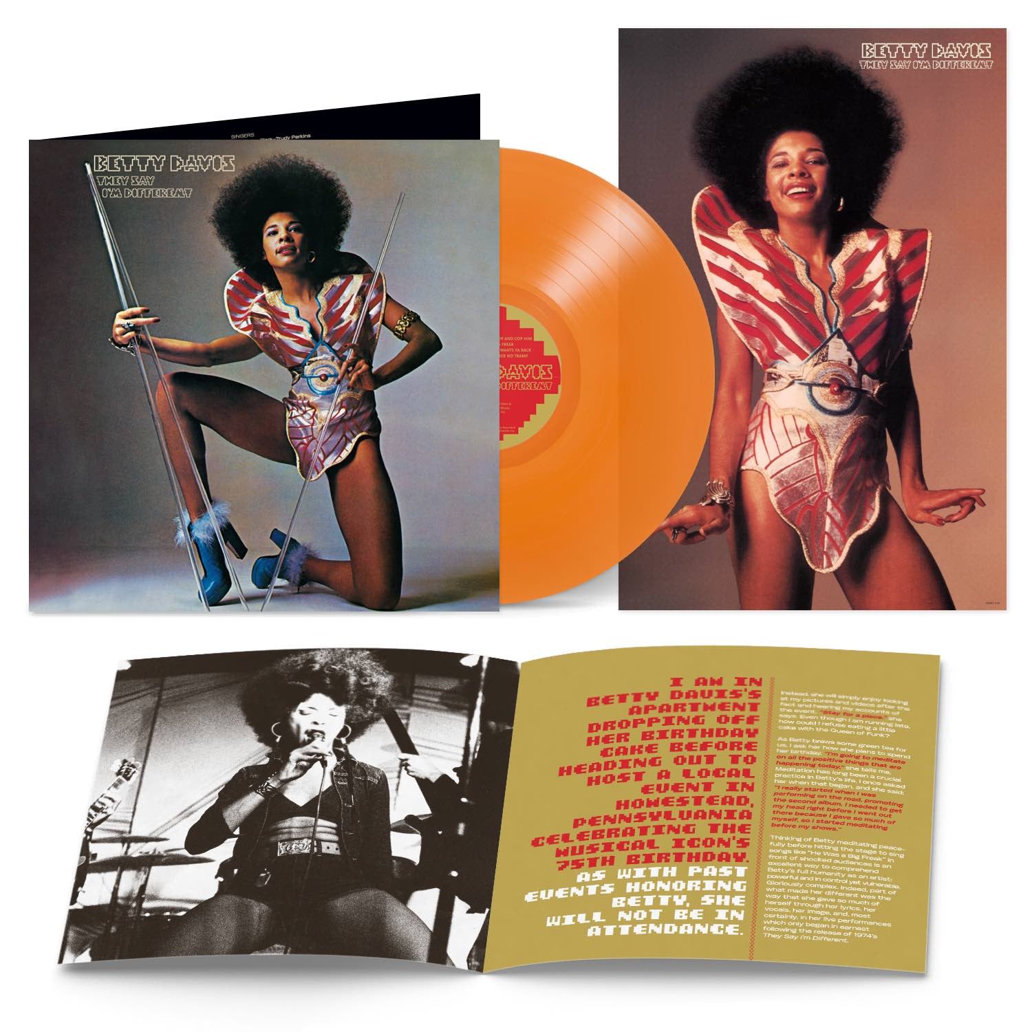 They Say I’m Different: Clear Orange Vinyl LP
