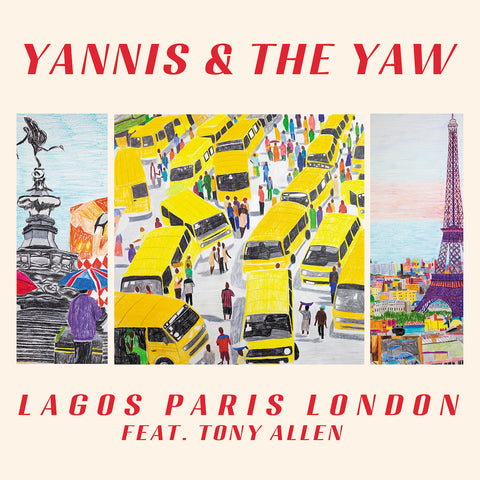 Lagos Paris London: Red 12" Vinyl