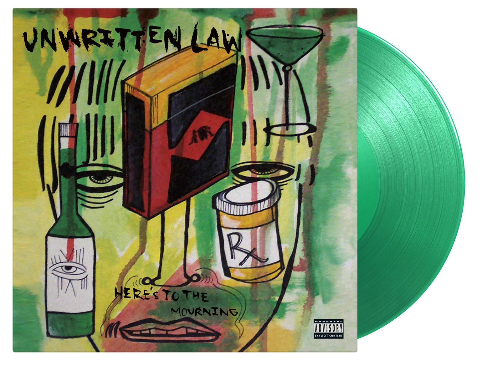 Here's To The Mourning: Translucent Green Numbered Vinyl LP