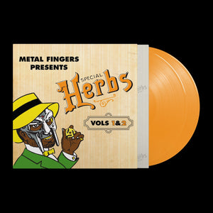 Metal Fingers Presents: Special Herbs Vol. 1 & 2: Mustard Yellow Double Vinyl LP