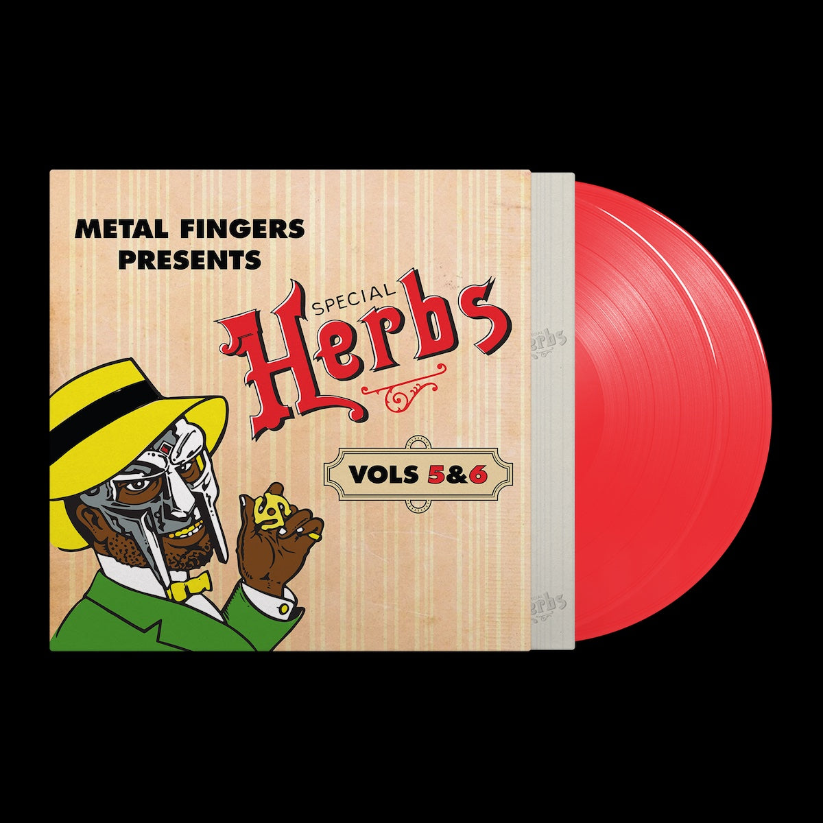 Metal Fingers Presents: Special Herbs Vol. 5 & 6: Apple Red Double Vinyl LP