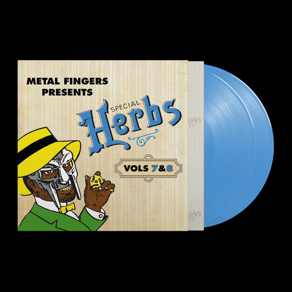 Metal Fingers Presents: Special Herbs Vol. 7 & 8: Sky Blue Double Vinyl LP