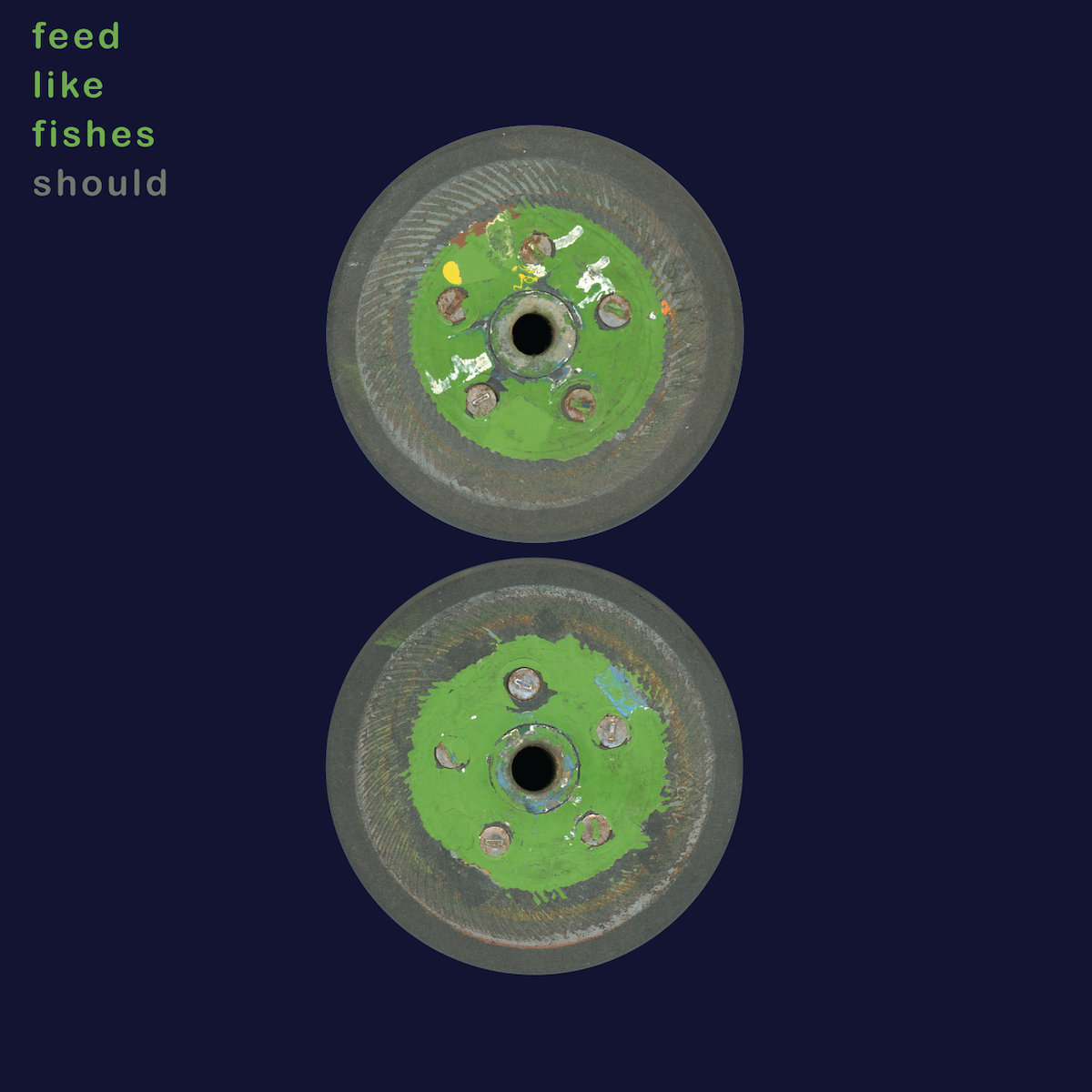 Feed Like Fishes: Green Double Vinyl LP