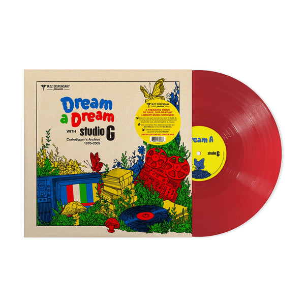 Jazz Dispensary Presents: Dream A Dream with Studio G: Cratedigger’s Archive (1970-2009): Red Double Vinyl LP