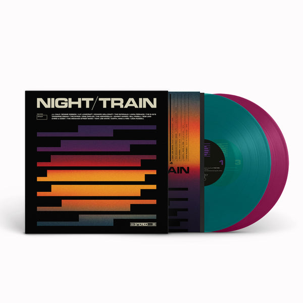 Night Train: Transcontinental Landscapes 1968 – 2019: Transparent Petrol / Magenta Sky Double Vinyl LP