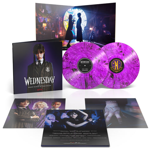 Wednesday: Purple Goth with Smoky Shadow Double Vinyl LP