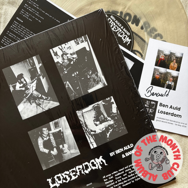 Loserdom: Transparent Vinyl LP + Signed Postcard