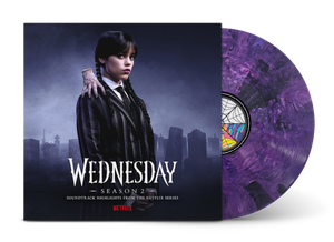 Wednesday: Season 2 (Original Soundtrack from the Netflix Series): Purple and Black Blended Transparent Vinyl LP