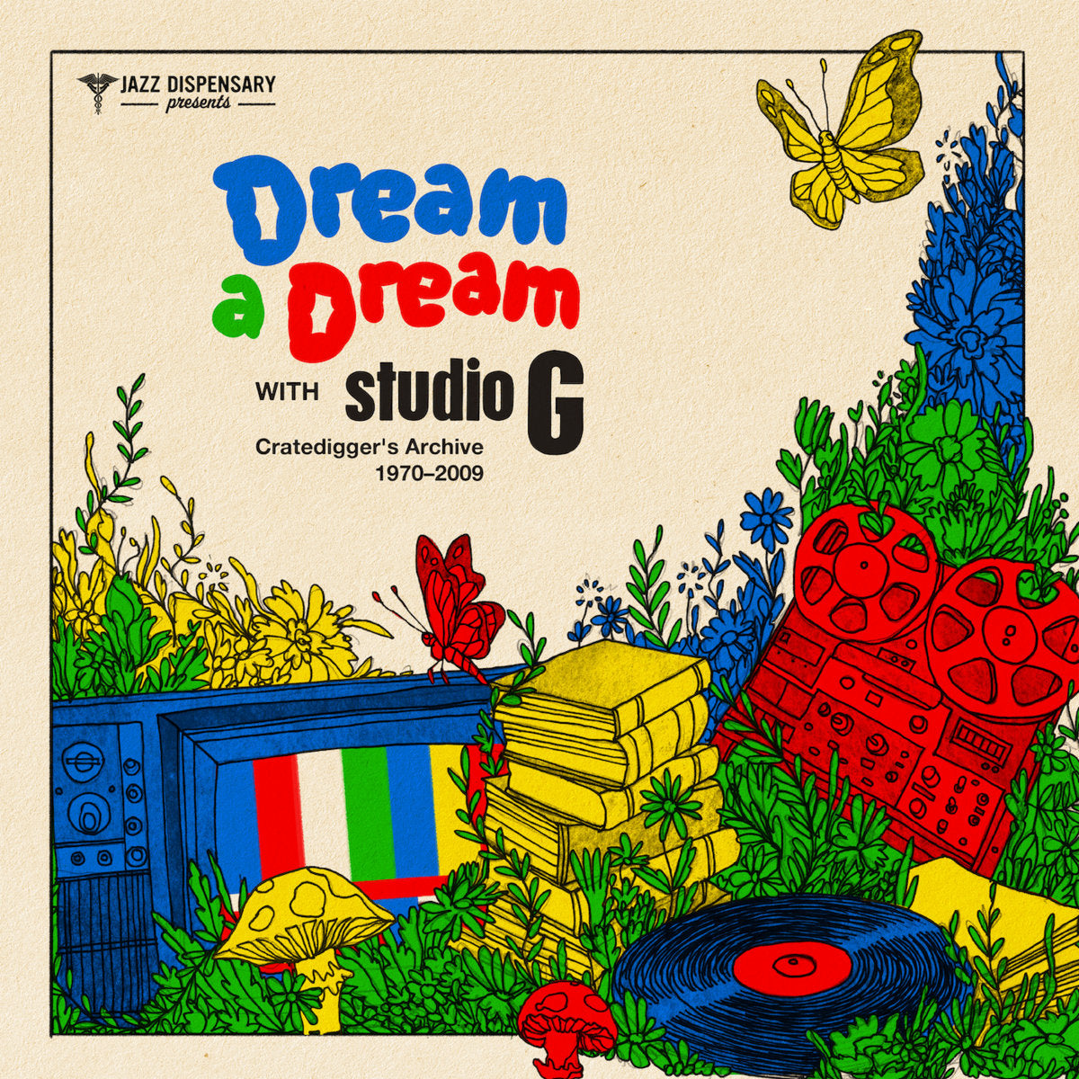 Jazz Dispensary Presents: Dream A Dream with Studio G: Cratedigger’s Archive (1970-2009): Red Double Vinyl LP