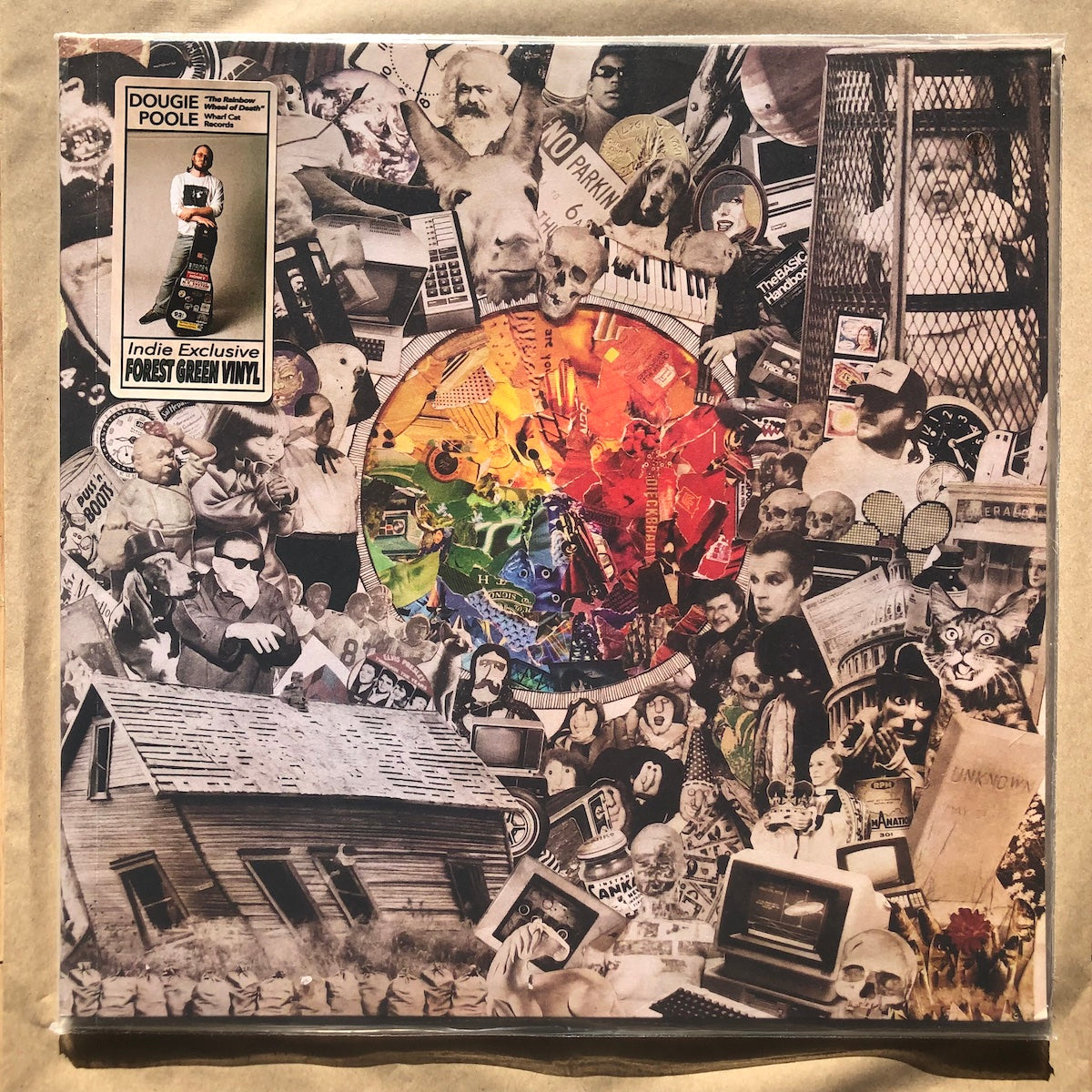 The Rainbow Wheel of Death: Signed Forest Green Vinyl LP