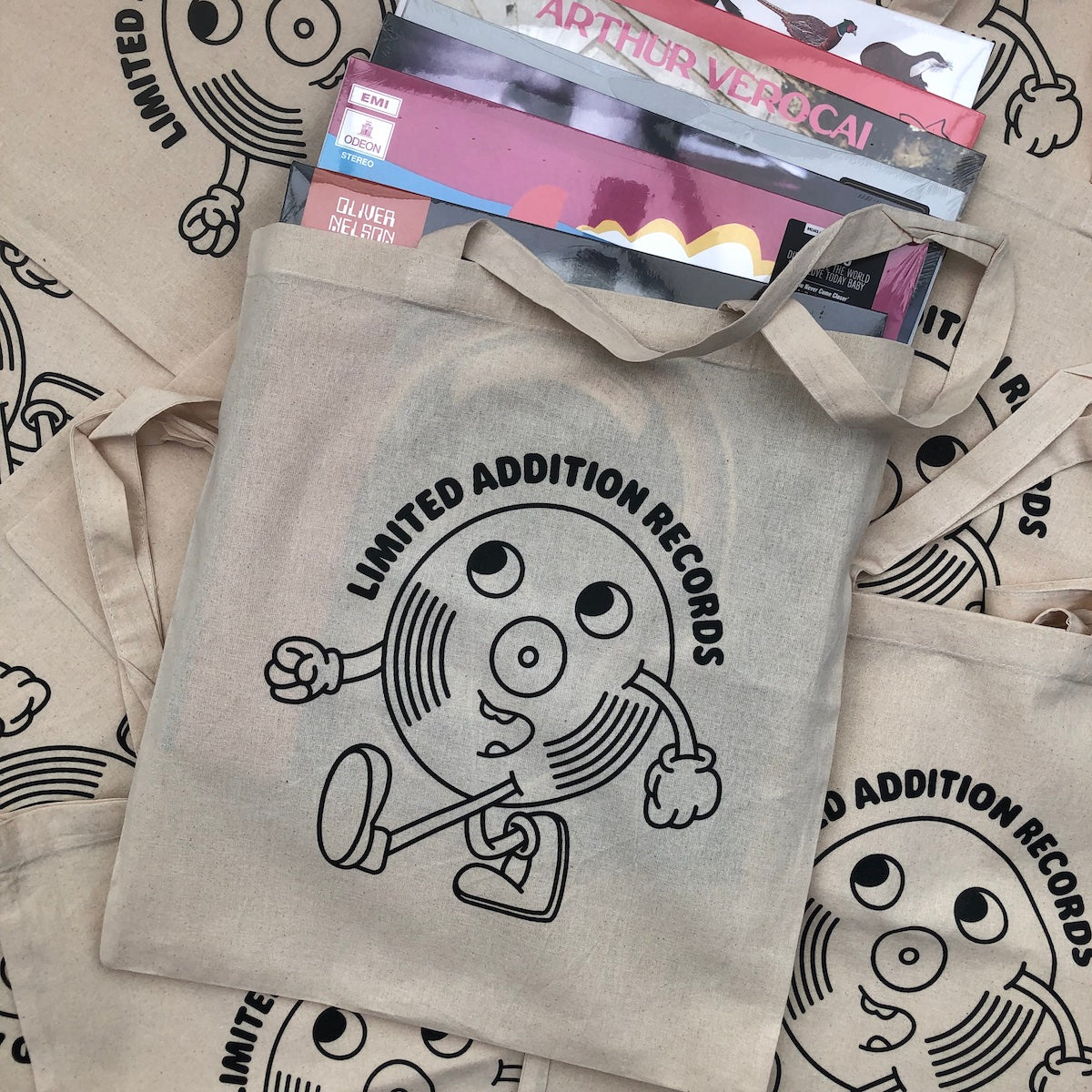 The Limited Addition Records Tote Bag