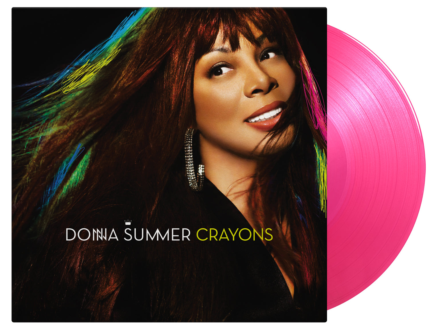 Crayons: Translucent Pink Vinyl LP